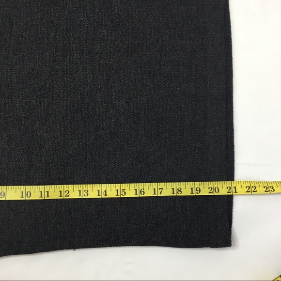 St. John wool blend grey knit tank top - Picture 7 of 8